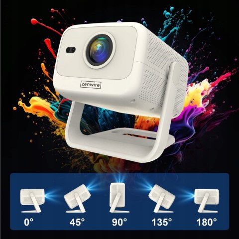 Projektor Zenwire H8 4K Full Hd Android Wifi Bluetooth Przenośny