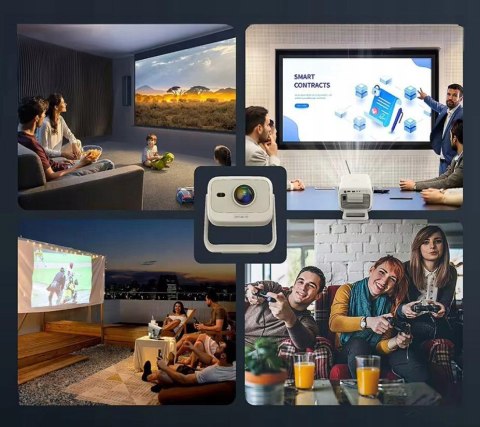 Projektor Zenwire H8 4K Full Hd Android Wifi Bluetooth Przenośny
