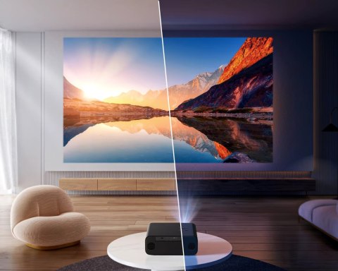 Przenośny Projektor Blow Maxshow 4K Led Z Wi-Fi I Głośnikiem Full Hd