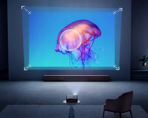 Przenośny Projektor Blow Maxshow 4K Led Z Wi-Fi I Głośnikiem Full Hd