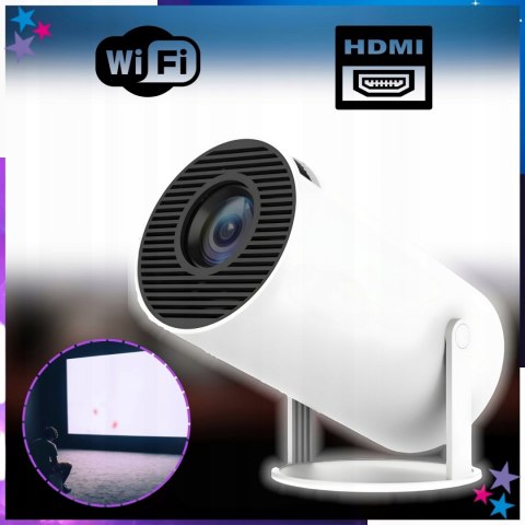 Kompaktowy Projektor Smart Tv Led Full Hd Z Androidem I Wifi