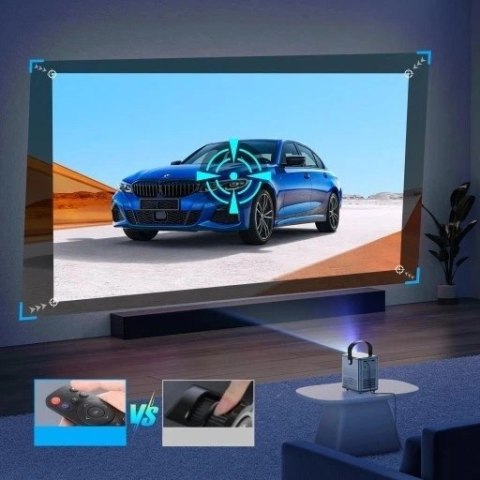 Mini Projektor Led Feegar Show 5G Wifi Bluetooth 5.2 Hdmi Z Elektric Focus
