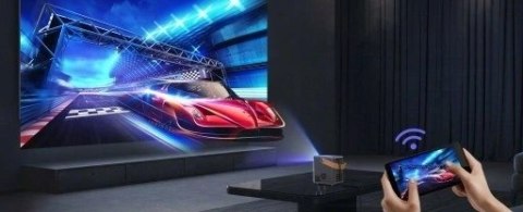 Mini Projektor Led Feegar Show 5G Wifi Bluetooth 5.2 Hdmi Z Elektric Focus