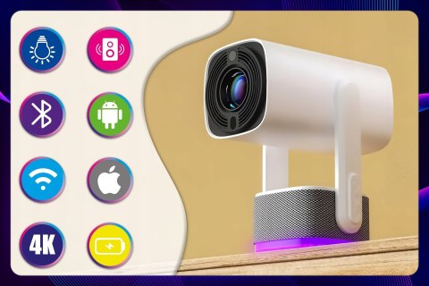 Mini Projektor Weishi Viutube 2, Full Hd, Android 11, Wi-Fi 6, 150 Min