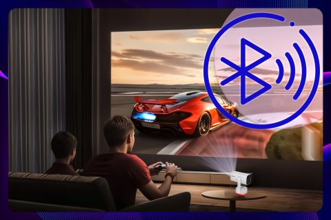 Mini Projektor Weishi Viutube 2, Full Hd, Android 11, Wi-Fi 6, 150 Min