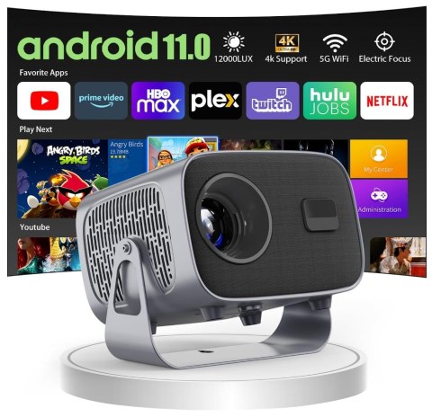 Mini Projektor Y27 Android 11 Wifi Hd 4K - Smart Tv Mobilny Rzutnik