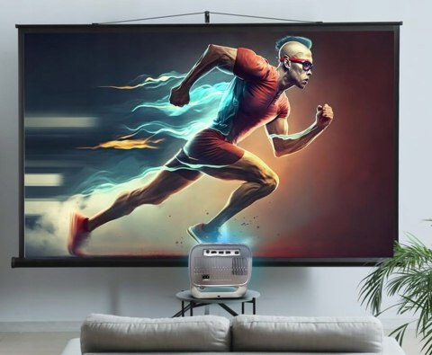 Mini Projektor Y27 Android 11 Wifi Hd 4K - Smart Tv Mobilny Rzutnik