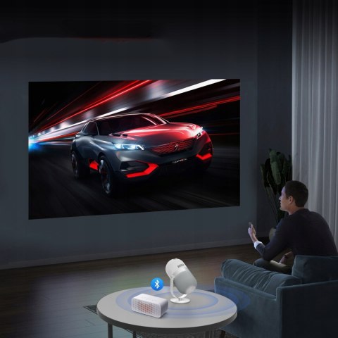 Mini Projektor Zenwire H6 360 Z Android 9.0, Wifi, Full Hd, Mobilny Rzutnik