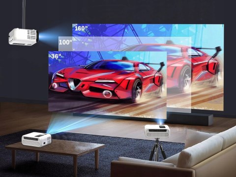Mini Przenośny Projektor Full Hd 4K Wifi 7500Lm Hdmi/Usb Bluetooth Do Domu
