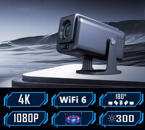 Profesjonalny Projektor Hy320 Pro 4K Android 13 1080P Wifi Bluetooth