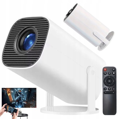 Projektor 1080P Android 12 Obrotowy 180° 5G/Wifi Przenośny Auto Korekcja