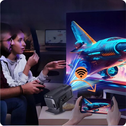Projektor Deeped Hy320 Mini 4K Full Hd Android Tv, Wifi, Bt 5.0, Przenośny