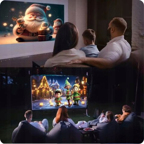 Projektor Deeped Hy320 Mini 4K Full Hd Android Tv, Wifi, Bt 5.0, Przenośny