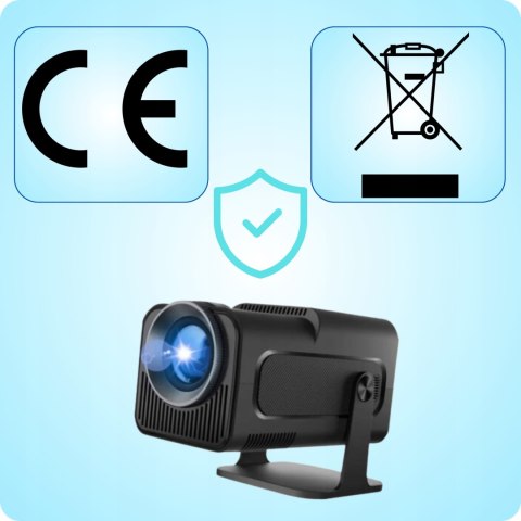 Projektor Deeped Hy320 Mini 4K Full Hd Android Tv, Wifi, Bt 5.0, Przenośny