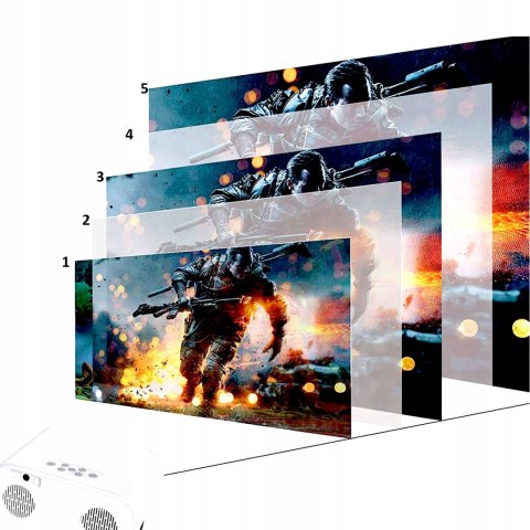 Projektor Drmz Z10 Pro Full Hd 1080P 10000Lm Android Wifi Bluetooth 4K