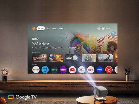 Projektor Jmgo N1s 1080P 900 Ansi Lumenów Z Google Tv I Dynaudio