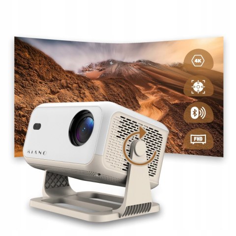 Projektor Kiano Chill Obrotowy Wi-Fi Android 11 4K Full Hd Autofocus Led