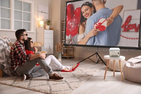 Projektor Kiano Chill Obrotowy Wi-Fi Android 11 4K Full Hd Autofocus Led