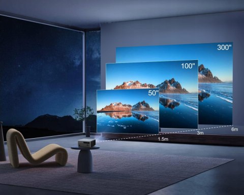 Projektor Led 24000Lm 4K Smart Tv Android Wifi Autofocus 300 Full Hd