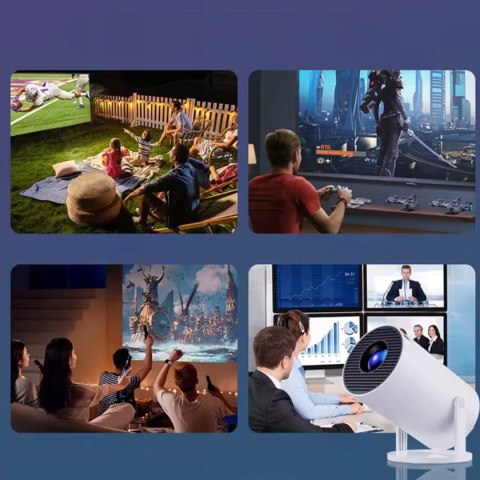 Projektor Led Hy300pro Magcubic 4K Android 11 Wifi/Bt 180° Autokorekta