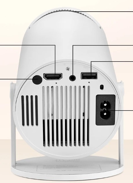 Projektor Led Hy300pro Magcubic 4K Android 11 Wifi/Bt 180° Autokorekta