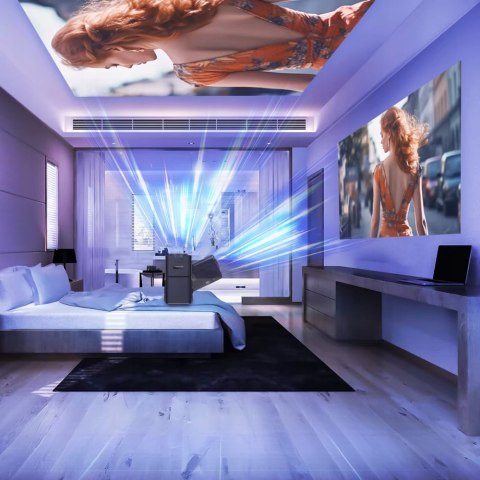 Projektor Led Magicube Hy320 Full Hd, 3200 Lumenów, Wi-Fi, Bluetooth 5.0