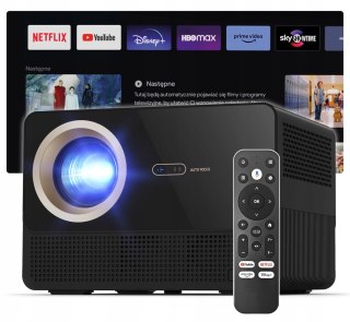 Projektor Led Medialove M1000 Atv Android Tv 11 1000 Ansi Full Hd