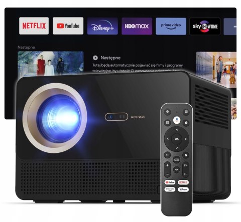 Projektor Led Medialove M1000 Atv Android Tv 11 1000 Ansi Full Hd