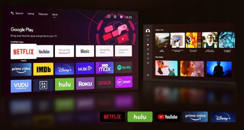 Projektor Led Medialove M1000 Atv Android Tv 11 1000 Ansi Full Hd
