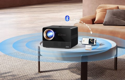 Projektor Led Medialove M1000 Atv Android Tv 11 1000 Ansi Full Hd