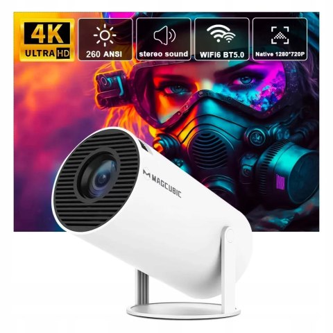 Projektor Obrotowy Hy300 Android Tv Wifi Hdmi 720P - Kino Domowe