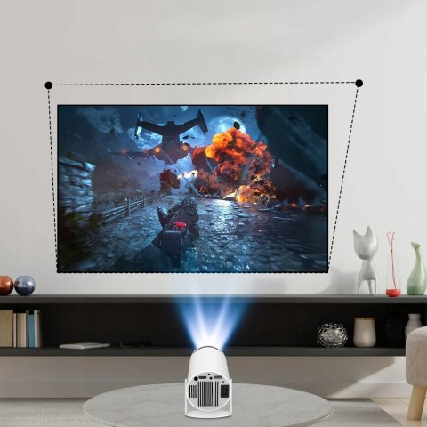 Projektor Obrotowy Hy300 Android Tv Wifi Hdmi 720P - Kino Domowe