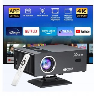 Projektor Opticast Xnano X6 Led Full Hd 4K Android 13 12500Lm Bluetooth