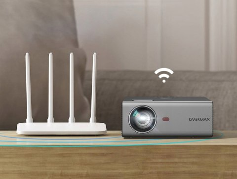 Projektor Overmax Multipic 3.5 Led Wi-Fi 2200 Ansi Lumen Hd Do Kina Domowego I Prezentacji