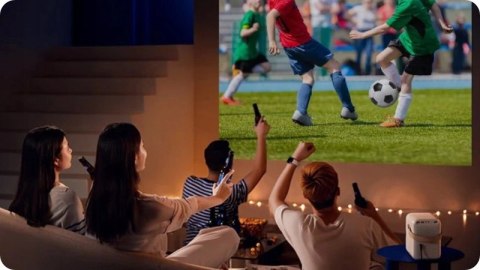 Projektor Wanbo T6 Max 1080P Z Android Tv 9.0, 550 Lm, Wbudowane Głośniki