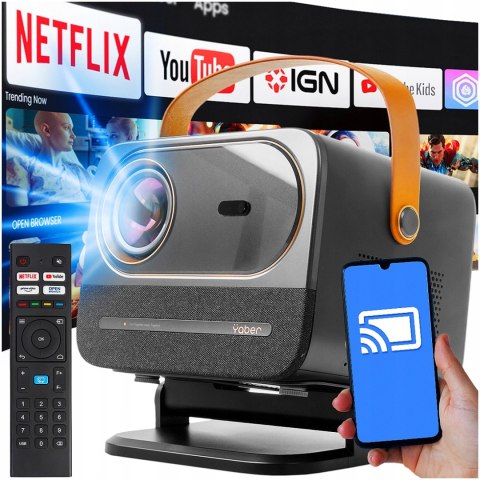 Projektor Yaber U12 1080P Full Hd, Wifi 6, Bluetooth, Dolby Audio