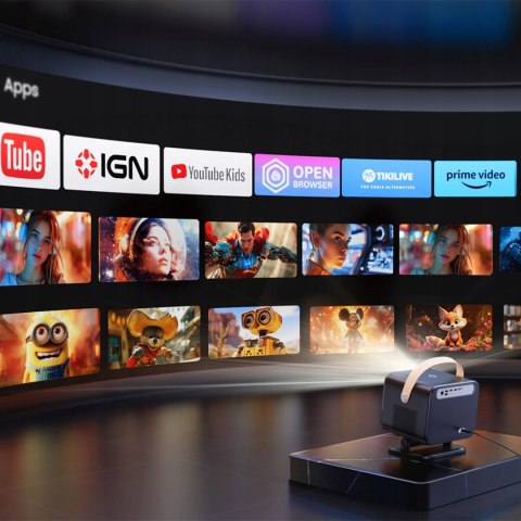 Projektor Yaber U12 1080P Full Hd, Wifi 6, Bluetooth, Dolby Audio