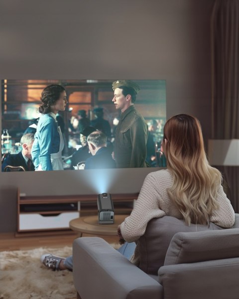 Projektor Yaodupl Hy320 Led 4K 1080P Smart Tv Wifi Android 11, Obrotowy
