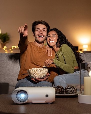 Projektor Yoton Y7 1080P/4K Z Wifi, Bluetooth I Screen Mirroring, Torba