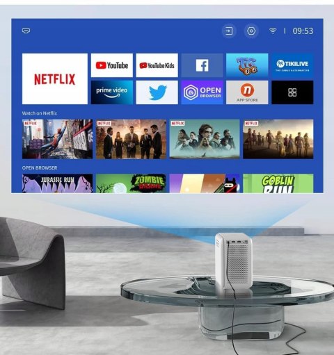 Projektor Zenwire H9 4K Full Hd Led Wifi Smart Tv Z Autofocusem 12000Lm