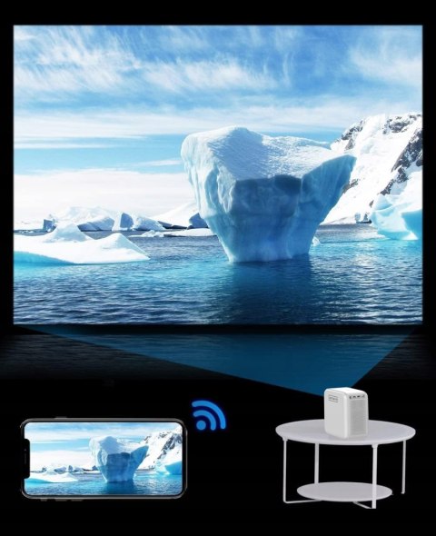 Projektor Zenwire H9 4K Full Hd Led Wifi Smart Tv Z Autofocusem 12000Lm