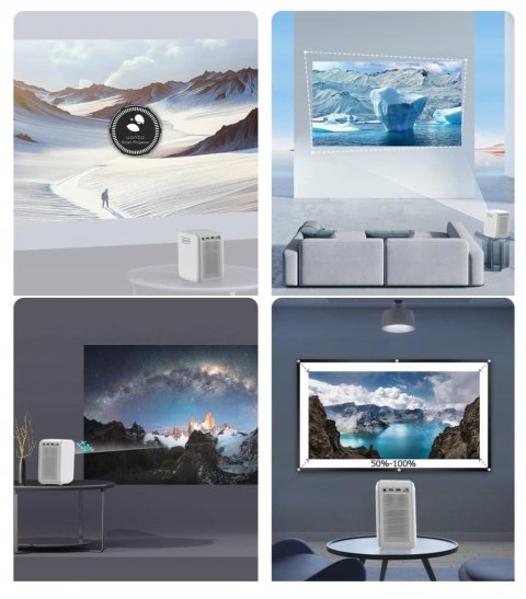 Projektor Zenwire H9 4K Full Hd Led Wifi Smart Tv Z Autofocusem 12000Lm
