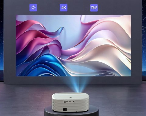 Projektor Zenwire Yg691 Full Hd 4K, 24000Lm, Smart Tv, Wifi, Bluetooth