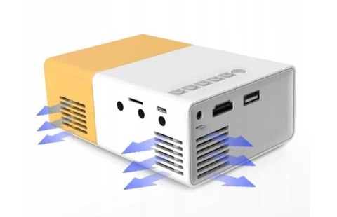 Przenośny Mini Projektor Led Full Hd Do Telefonu, Laptopa, Tableta Usb Hdmi