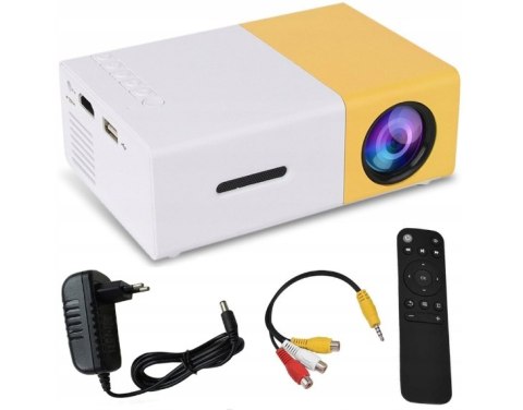 Przenośny Mini Projektor Led Full Hd Do Telefonu, Laptopa, Tableta Usb Hdmi