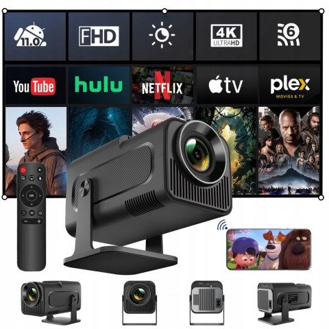 Przenośny Projektor Led 1080P Hy320 Z Androidem, Wifi I Bluetooth 5.0