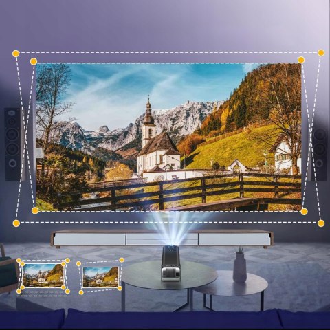 Przenośny Projektor Led 1080P Hy320 Z Androidem, Wifi I Bluetooth 5.0