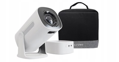 Kiano Kvts01 Bezprzewodowy Projektor 4K, Smart Tv, Miracast, Bateria & Etui