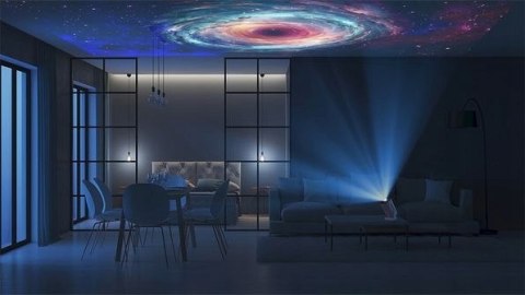 Kiano Kvts01 Bezprzewodowy Projektor 4K, Smart Tv, Miracast, Bateria & Etui