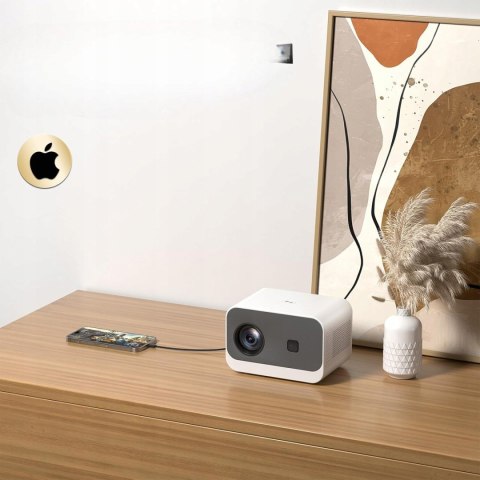 Mini Projektor A11 1080P 4K Wi-Fi Bt5.0 5G 300 Cali Domowe, Korekcja ±60°